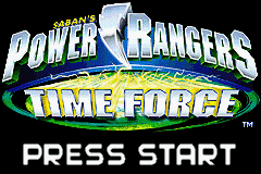 Power Rangers - Time Force Title Screen